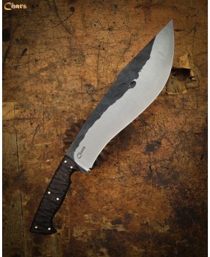 Modern Hand-Forged Kukri | 5160 Steel & Saman Wood