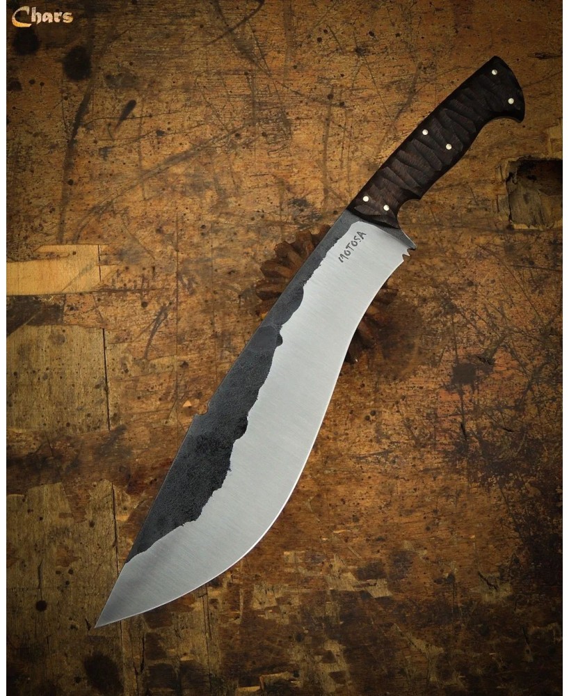 Modern Hand-Forged Kukri | 5160 Steel & Saman Wood