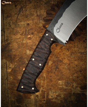 Modern Hand-Forged Kukri | 5160 Steel & Saman Wood