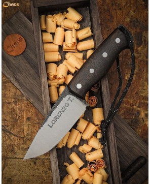 Handcrafted Camping Knife | 5160 Steel Blade & Leather Sheath