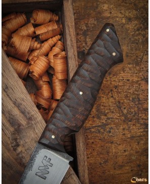 Handcrafted Fillet Knife | 1095 Steel & Saman Wood Handle