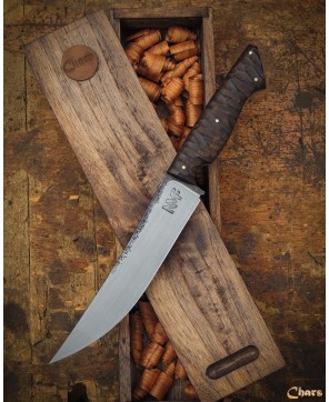 Handcrafted Fillet Knife | 1095 Steel & Saman Wood Handle