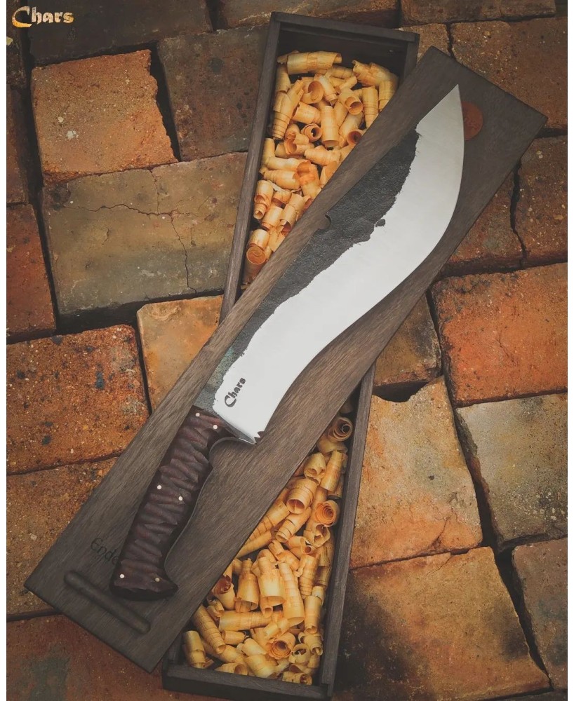 Handcrafted Bushcraft Machete | High-Carbon Steel Blade