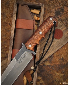 Handmade Carbon Steel 5160 Knife with Saman Wood Handle