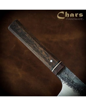 Handcrafted Santoku Knife with 5160 Carbon Steel Blade