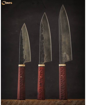 Hand-Forged 5160 Steel Santoku Knives – Precision & Style