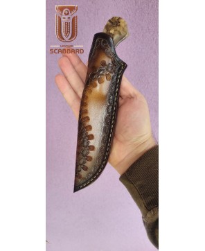 Handcrafted Leather Knife Sheath Set - Premium Quality