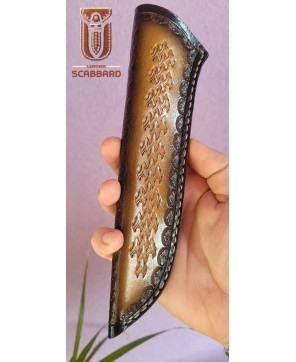 Handcrafted Leather Knife Sheath Set - Premium Quality