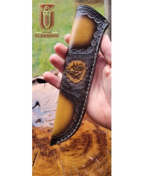 Handcrafted Leather Knife Sheath Set - Premium Quality