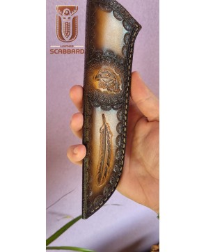 Handcrafted Leather Knife Sheath Set - Premium Quality