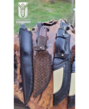 Set of Handcrafted Leather Knife Sheaths | Premium Quality