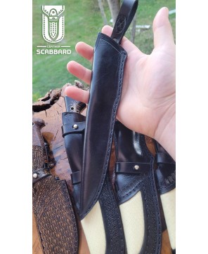 Set of Handcrafted Leather Knife Sheaths | Premium Quality