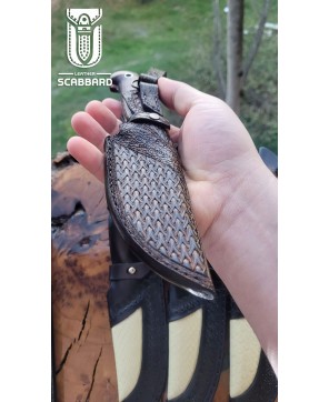 Set of Handcrafted Leather Knife Sheaths | Premium Quality