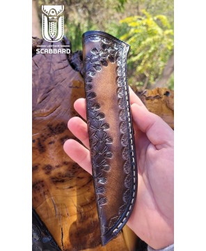 Set of 3 Handcrafted Leather Knife Sheaths | Durable & Stylish