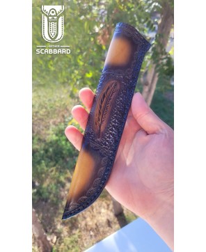 Set of 3 Handcrafted Leather Knife Sheaths | Durable & Stylish