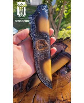 Set of 5 Handcrafted Leather Knife Sheaths | Durable & Stylish