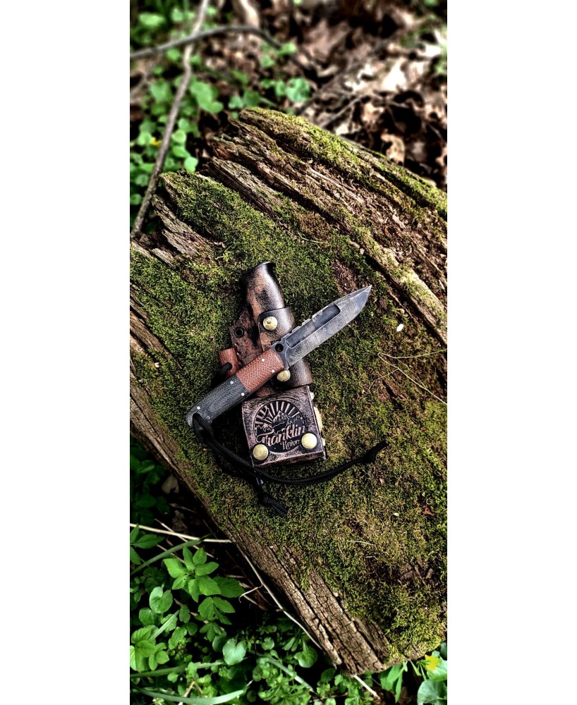 Compact Hand-Forged Bushcraft Knife