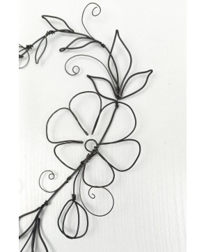 Handmade Wire Heart Wall Décor – Floral Wire Art