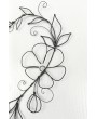 Handmade Wire Heart Wall Décor – Floral Wire Art