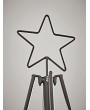 Modern Metal Cone Christmas Tree – Elegant Holiday Centerpiece