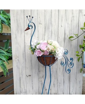 Peacock Metal Planter Set – Indoor & Outdoor Decorative Plant Holders