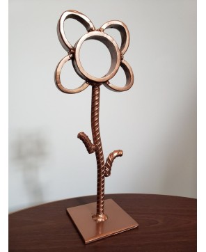 Handcrafted Rebar Flower – Unique Indoor Metal Decor