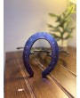 Hand-Forged Steel Horseshoe Christmas Tree – Rustic Holiday Decor