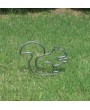 Squirrel Yard Ornament - Handmade Welded Rebar Decoration