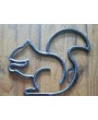 Squirrel Yard Ornament - Handmade Welded Rebar Decoration