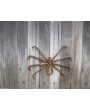 Metal Spider Sculpture - Handmade Rebar Yard Art for Man Cave