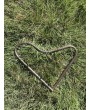 Rustic Rebar Heart Wall Hanging - Durable Home Accent Decor