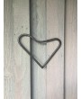 Rustic Rebar Heart Wall Hanging - Durable Home Accent Decor