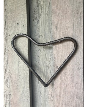 Rustic Rebar Heart Wall Hanging - Durable Home Accent Decor