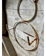 Handmade Rebar Cat Coat Rack | Rustic Folk Art Decor