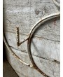 Handmade Rebar Cat Coat Rack | Rustic Folk Art Decor