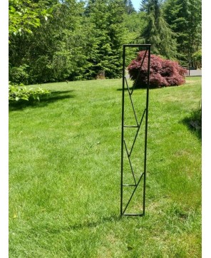 Steel Garden Trellis | Heavy Duty Plant Support | Rustic Charm