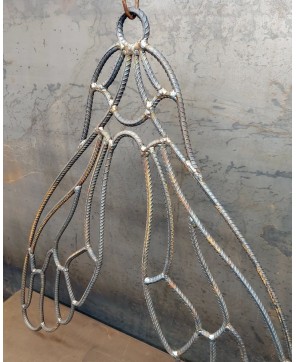 Cicada MapleSeed Wall Hanging | Handmade Rebar Sculpture