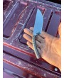Hand-Forged Rebar Knife – Unique Handmade Outdoor Blade