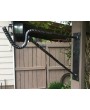 Large Forged Rebar Wall Bracket for Hanging Planters
