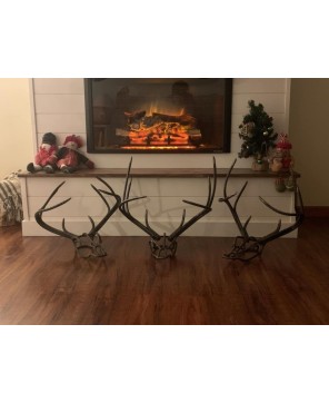 Rebar Metal Deer Skull – Life-Size European Mount Art