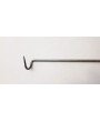 Handmade BBQ Steak Flipper – Polished Steel & Rebar Handle