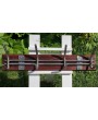 Industrial Style Rebar Coat Rack – 4 Hook with Pine Backboard