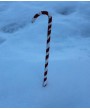 Handmade Rebar Candy Cane – Rustic Outdoor Holiday Decor