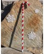 Handmade Rebar Candy Cane – Rustic Outdoor Holiday Decor