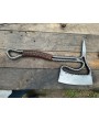 Hand-Forged Rebar Tactical Axe – Durable & Lightweight