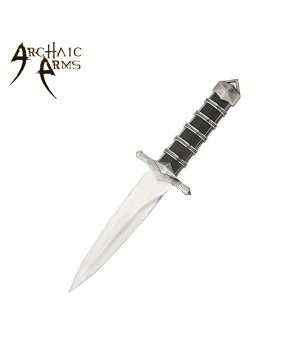 Steel Ring-Hilted Dagger – Decorative Medieval Dagger with Scabbard