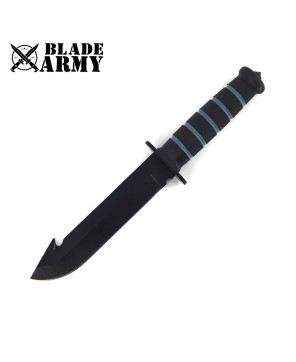 Tactical Fixed Blade Survival Knife with Gut Hook and Glass Breaker