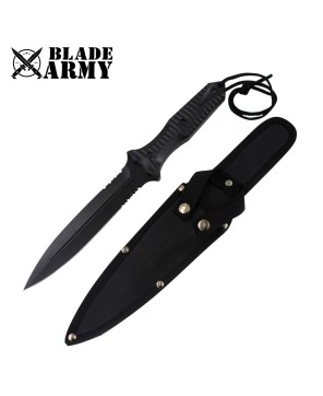 Tactical Full Tang Double Edge Boot Knife | Durable Survival Knife