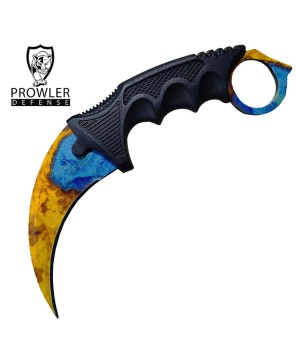 7.6" Case Hardened Combat Karambit – Full Tang Tactical Knife