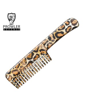 Self Defense Comb Knife – Leopard Print, Hidden Blade